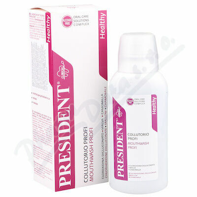 PresiDENT Profi Ústní voda 250 ml s chlorhex. 0.2% porovnat ceny