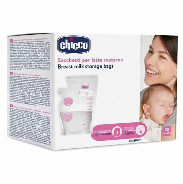 CHICCO Sáčky na mateřské mléko 250 ml 30 ks porovnat ceny