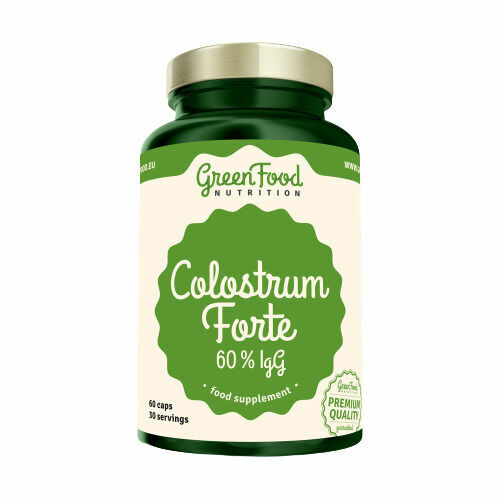 GreenFood Nutrition Colostrum Forte 60% IgG 60 kapslí porovnat ceny