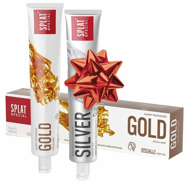Vánoční Splat Special Duo Gold & Silver zubní pasty 2x75ml porovnat ceny