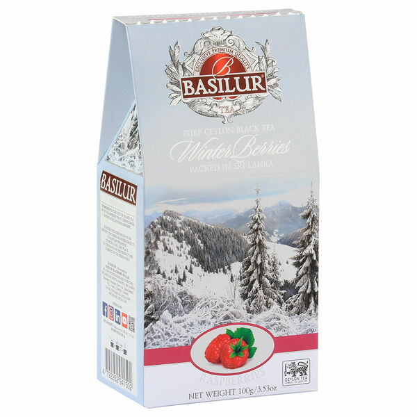 BASILUR Winter berries raspberries černý čaj 100 g porovnat ceny