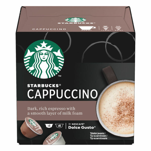 Starbucks® Cappuccino, kávové kapsle 12ks porovnat ceny