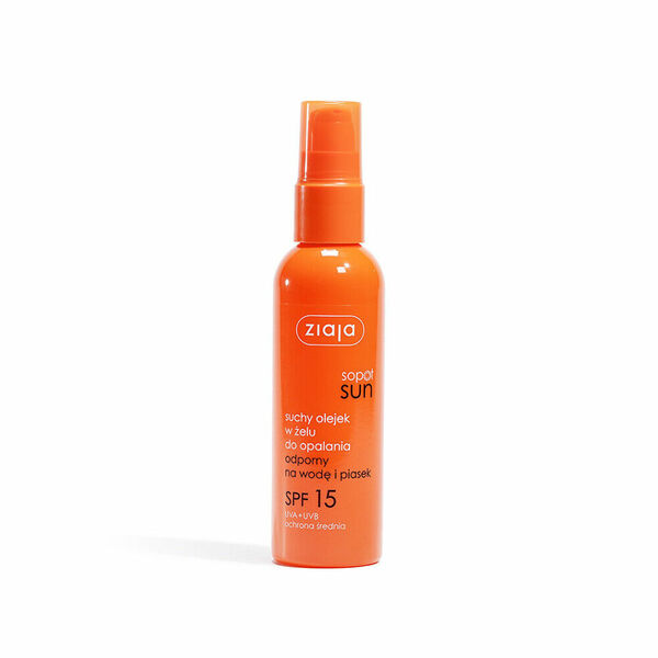 ZIAJA Sun Suchý olej na opalování v gelu SPF 15 90 ml porovnat ceny