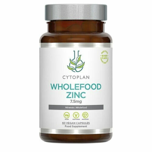 Cytoplan Wholefood Zinc - Zinek z rostlinného zdroje 60 kapslí porovnat ceny