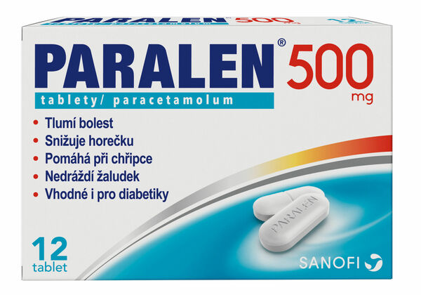 Paralen 500 mg 12 tablet porovnat ceny
