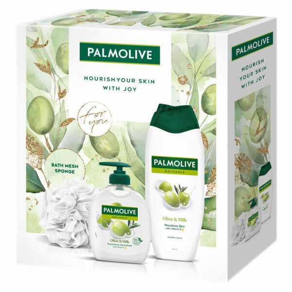 PALMOLIVE Olive bag SG 500 ml + Tekuté mýdlo 300 ml Dárkové balení porovnat ceny