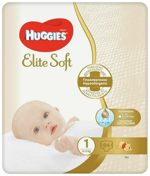 Huggies ® Elite Soft- 1 84 ks porovnat ceny