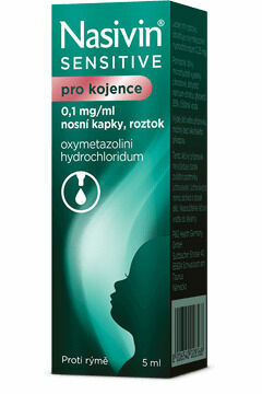 Nasivin Sensitive Kojenci 0.1mg/ml kapky do nosu 5 ml porovnat ceny