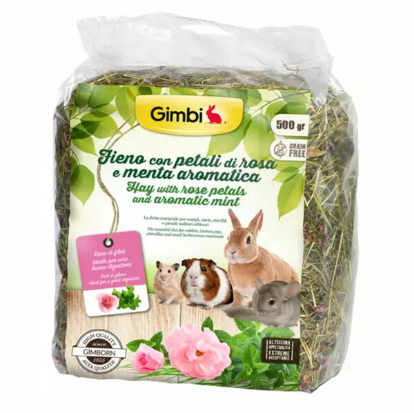 GIMBI Seno krmné s růží 500 g porovnat ceny