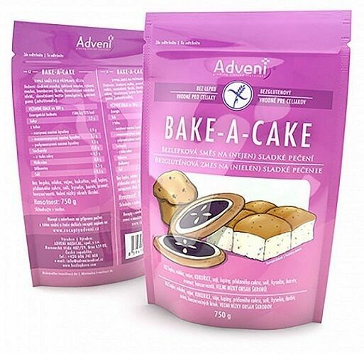Bezlepková směs na pečení BAKE-A-CAKE 750 g Adveni 750 g porovnat ceny