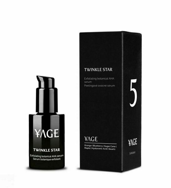 YAGE Twinkle Star noční exfoliační sérum s AHA kyselinami 30 ml porovnat ceny