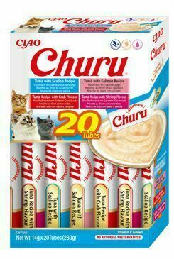 Churu Cat Box Tuna Seafood Variety 20x14g porovnat ceny