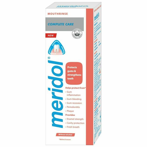 Meridol Complete Care ústní voda 400ml porovnat ceny