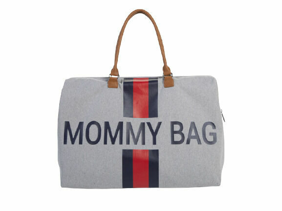 Childhome Přebalovací taška Mommy Bag Grey Stripes Red/Blue porovnat ceny