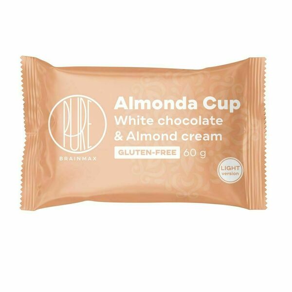 BrainMax Pure Almonda Cup Light čokokošíček s mandlovým krémem 60 g porovnat ceny