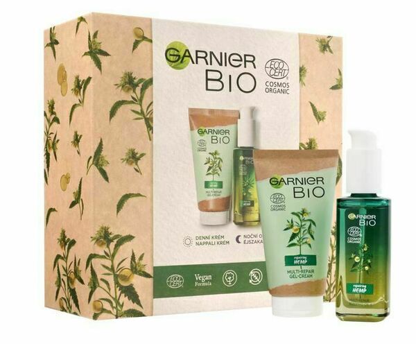 Garnier BIO dárková sada s bio konopným olejem a vitamínem E 2ks porovnat ceny