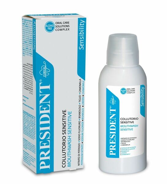 President Sensitive ústní voda bez alkoholu 200 ml porovnat ceny