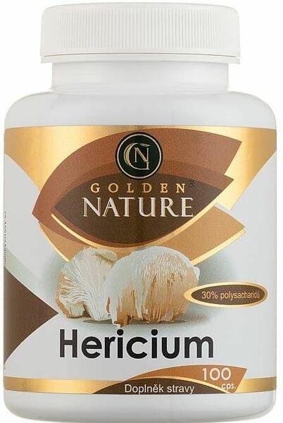 Golden Nature Hericium 30% polysacharidů 100 kapslí porovnat ceny