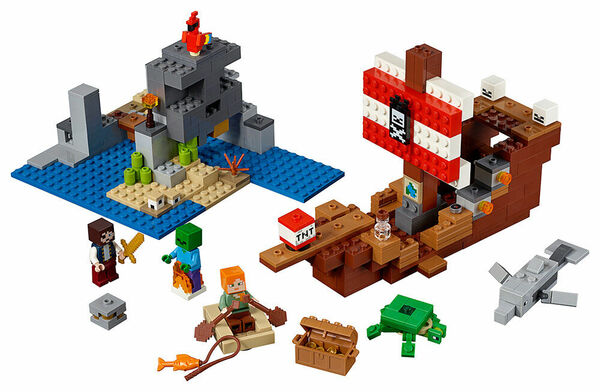 Lego Dobrodružství pirátské lodi 21152 porovnat ceny