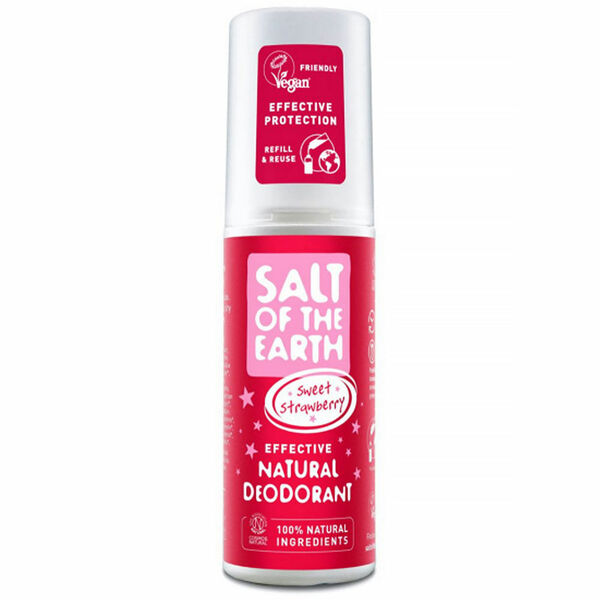 SALT OF THE EARTH Přírodní minerální deodorant spray Sweet Strawberry pro dívky 100 ml porovnat ceny