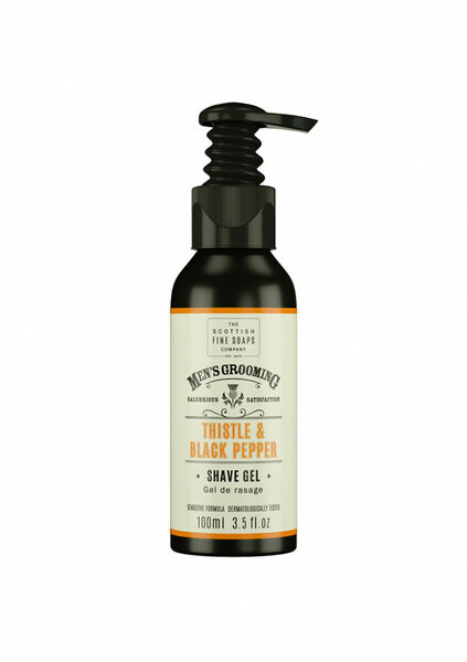 Scottish Fine Soaps Gel na holení Černý pepř a ostropestřec 100 ml porovnat ceny
