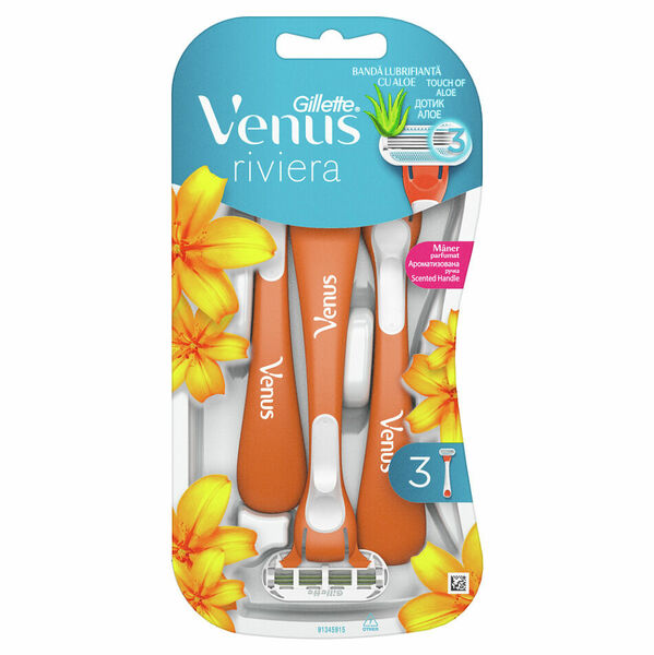 GILLETTE Venus Riviera Dámská pohotová holítka 3 ks porovnat ceny