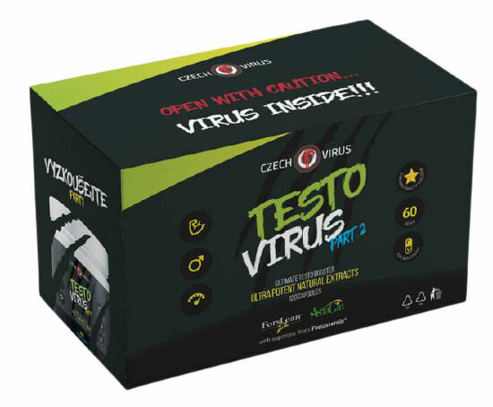 Czech Virus Testo Virus Part 2120 kapslí porovnat ceny