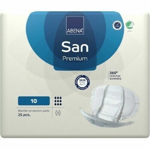 ABENA SAN PREMIUM 10 PLENY ABSORPČNÍ, PRODYŠNÉ, 2800ML, 25KS porovnat ceny