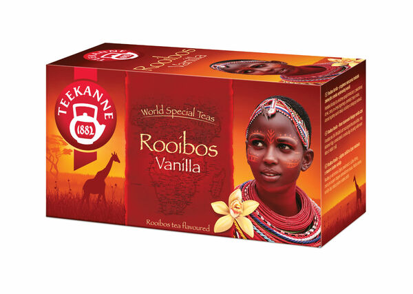 Teekanne Rooibos Vanilla čaj porcovaný 20x1,75 g porovnat ceny