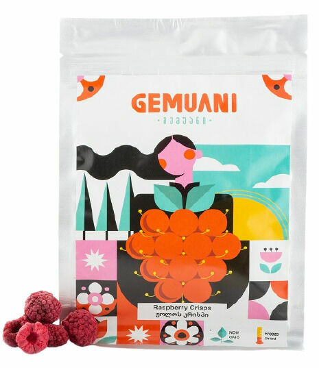 Gemuani chips MALINA sušená mrazem 30g porovnat ceny