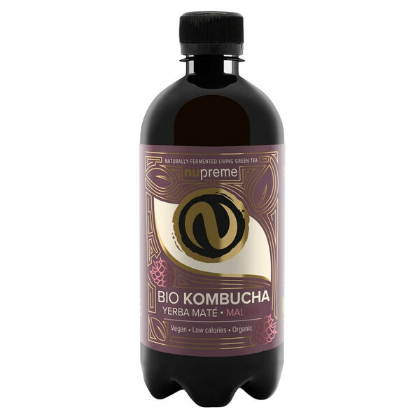 NUPREME Kombucha yerba matté malina BIO 400 ml porovnat ceny