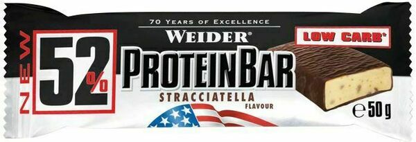 Weider, 52% Protein Bar, 50 g, Stracciatella porovnat ceny