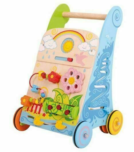 Bigjigs toys  Bigjigs Baby Dřevěné aktivní chodítko zahrada porovnat ceny