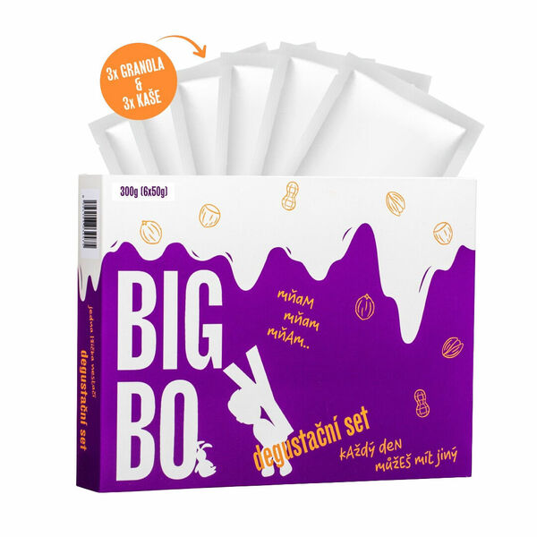 Big Boy Degustační set granol a kaší 6 x 50 g porovnat ceny