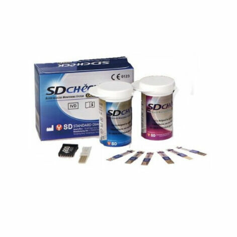 PROUŽKY DIAGNOSTICKÉ SD-CHECK GOLD INZULÍNOVÝ REŽIM,2X25KS PROUŽKŮ porovnat ceny