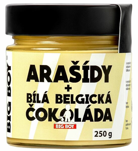 BIG BOY Arašídový krém s bílou čokoládou 250g porovnat ceny