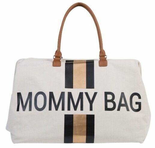 CHILDHOME Přebalovací taška Mommy Bag Off White / Black Gold porovnat ceny