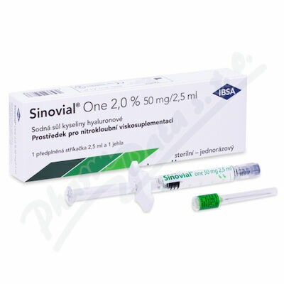 Sinovial One 2% roztok elastoviskózní inj.1x2.5ml porovnání ceny
