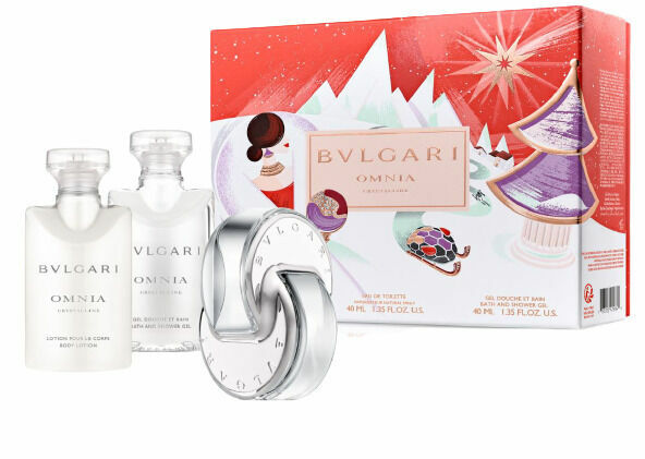 Bvlgari Omnia Crystalline Set Eau de Toilette 40ml + Body Lotion 40ml + Bath&Shower Gel 40ml porovnat ceny