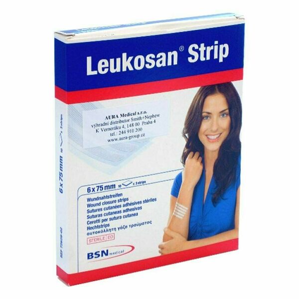 Leukosan Strip 6 x 75 mm 30 ks náplasťové stehy porovnat ceny