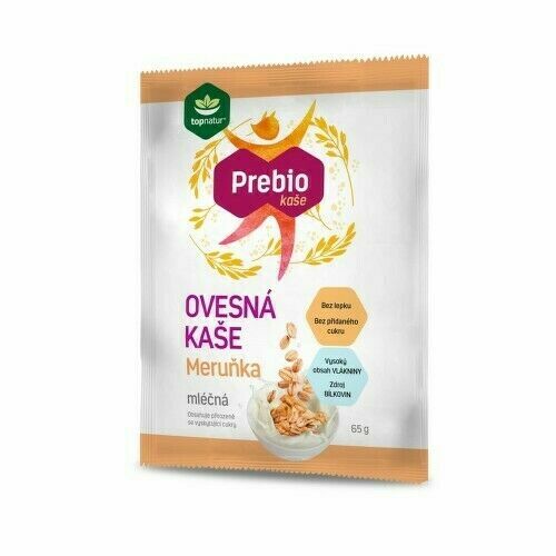 Prebio Ovesná Kaše Meruňka 65g Topnatur porovnat ceny