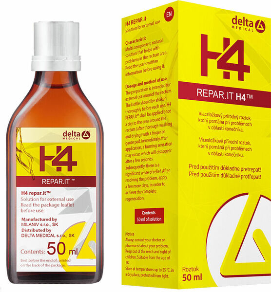 Delta  H4 Repar.it roztok 50ml k zevnímu použití porovnat ceny
