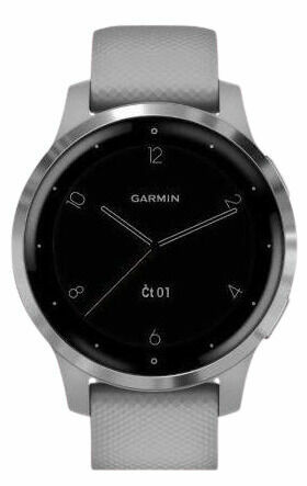 Garmin vívoActive4S Silver/Gray Band porovnat ceny