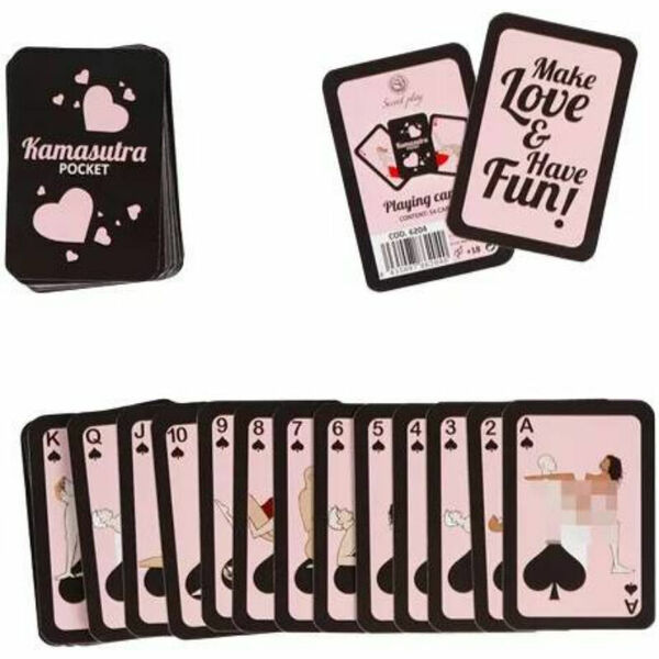 Secret Play Kapesní herní karty Kamasutra Pocket Cards porovnat ceny