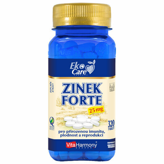 VitaHarmony, s.r.o.  VitaHarmony VE Zinek Forte 25 mg - 320ks porovnat ceny
