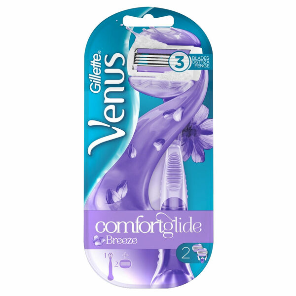 GILLETTE Venus Breeze Holící strojek pro ženy + Náhradní hlavice 2 ks porovnat ceny