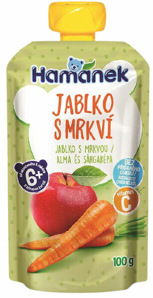 Hamánek Kapsička Jablko s mrkví 100g porovnat ceny