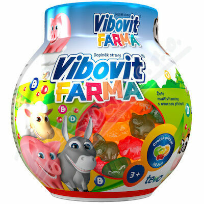 Vibovit Farma želé multivitamíny 50ks new porovnat ceny
