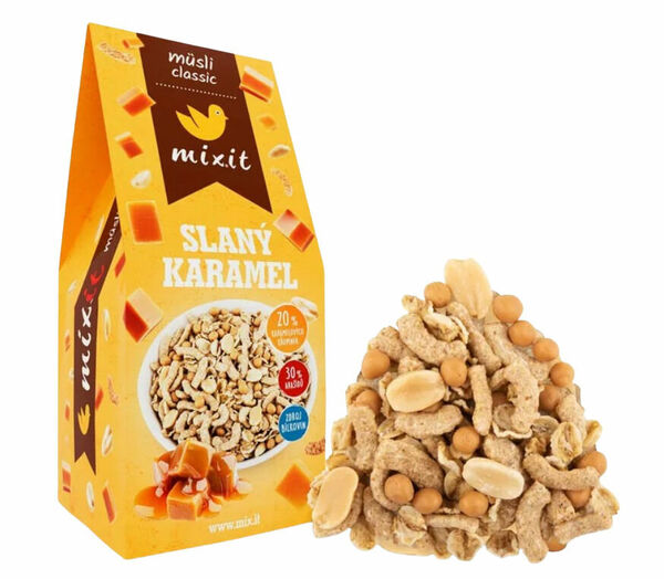 Mixit Müsli Classic slaný karamel 360 g porovnat ceny