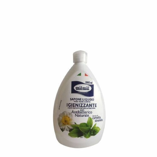 MIL MIL Dezinfekční tekuté mýdlo s přírodními antibakteriálními látkami náplň 1000ml porovnat ceny